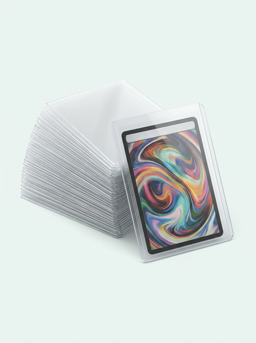 Lot de 100 protège-cartes souples transparents Mintcase