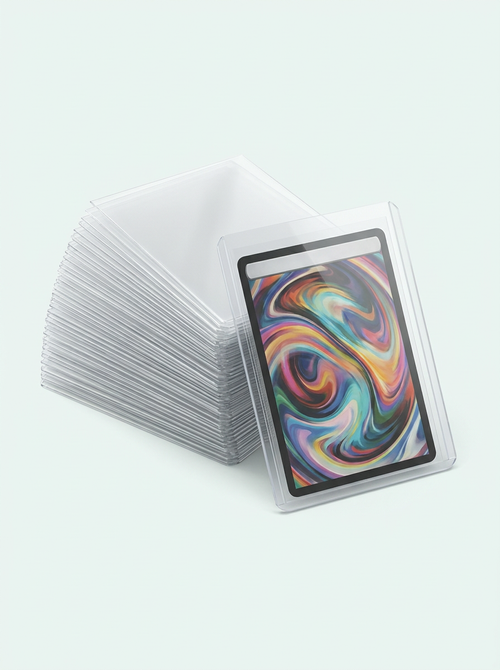 Lot de 100 protège-cartes souples transparents Mintcase