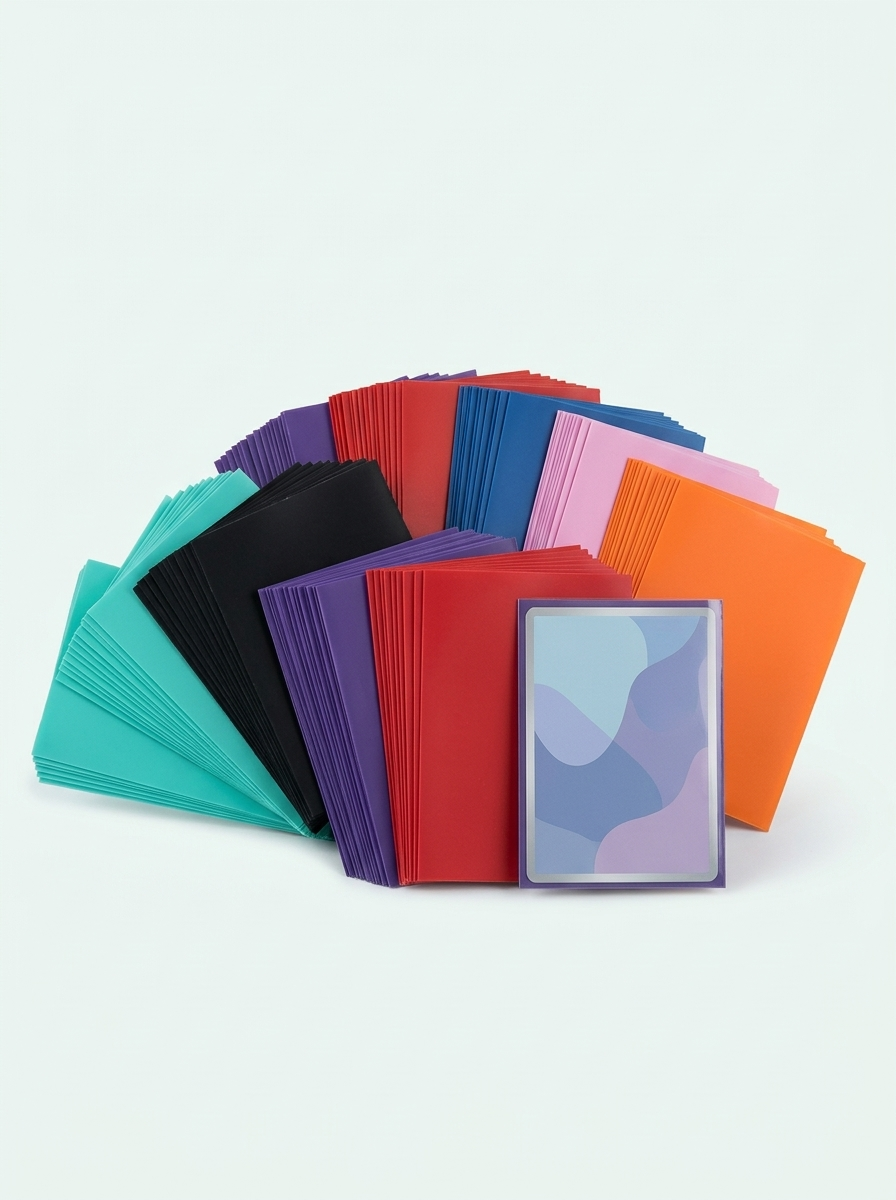 Sleeves mates format japonais Mintcase, plusieurs couleurs