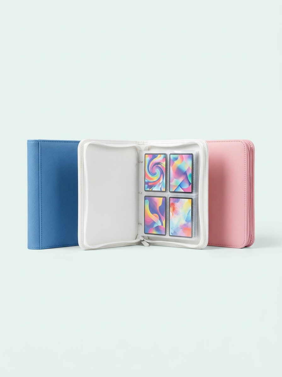 Mini classeurs Mintcase 4 pochettes, plusieurs couleurs
