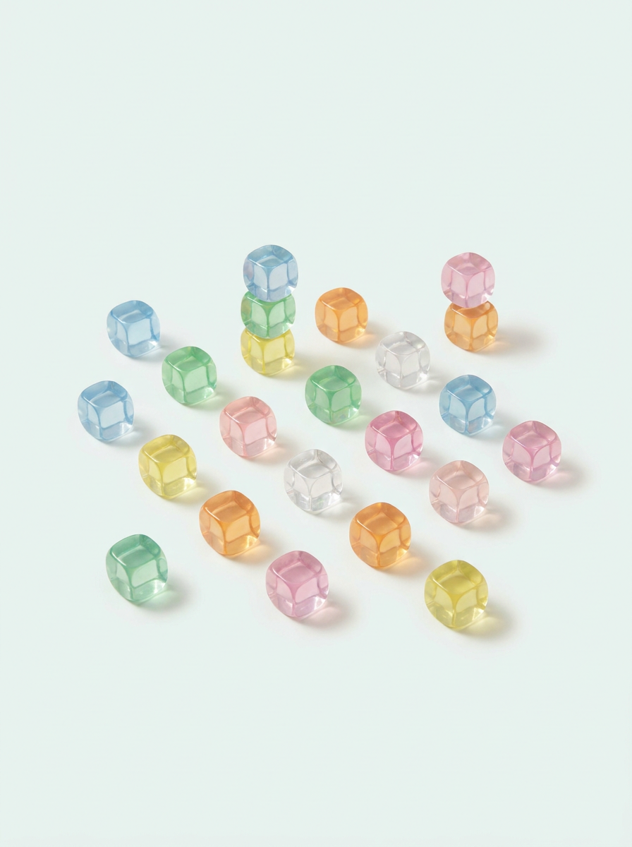 Lot de 24 dés compteurs Mintcase