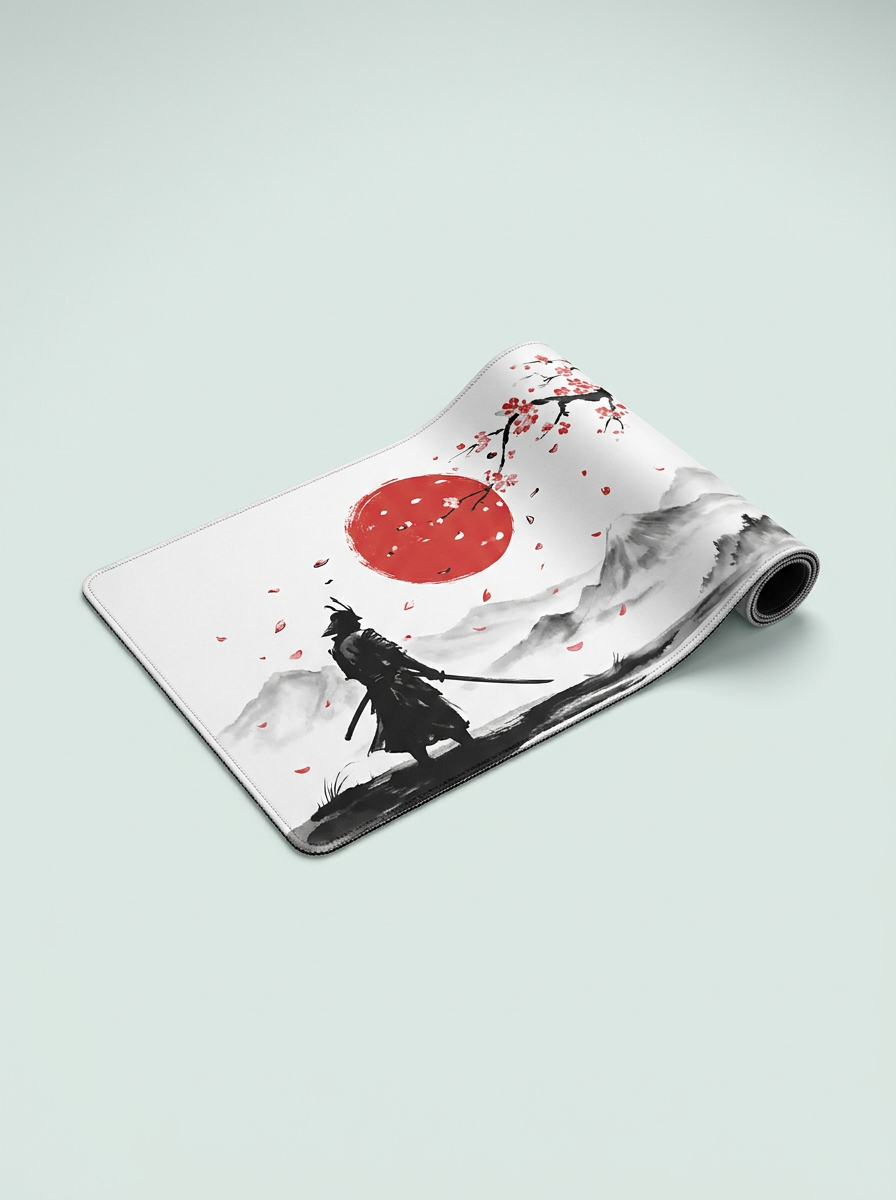 Tapis de jeu Mintcase motif samouraï