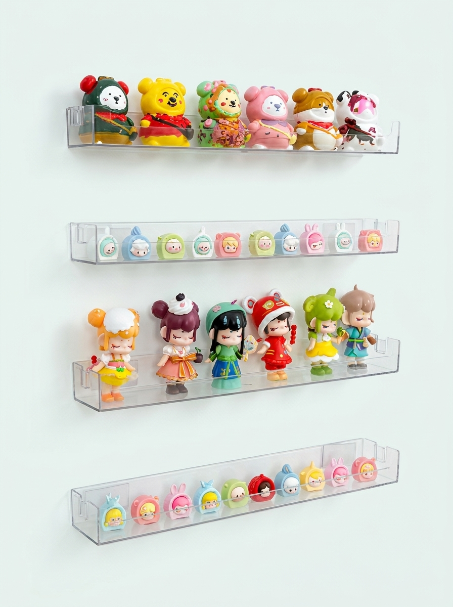 Présentoirs muraux acryliques Mintcase pour figurines