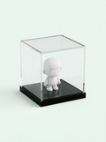 Vitrine acrylique sur socle noir Mintcase