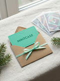 Carte cadeau Mintcase dans son enveloppe