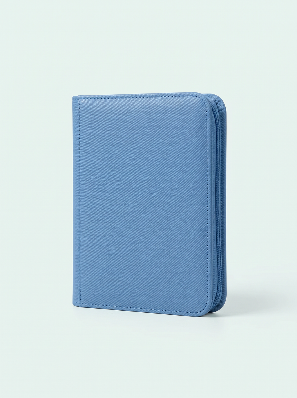 Mini classeur 4 pochettes bleu