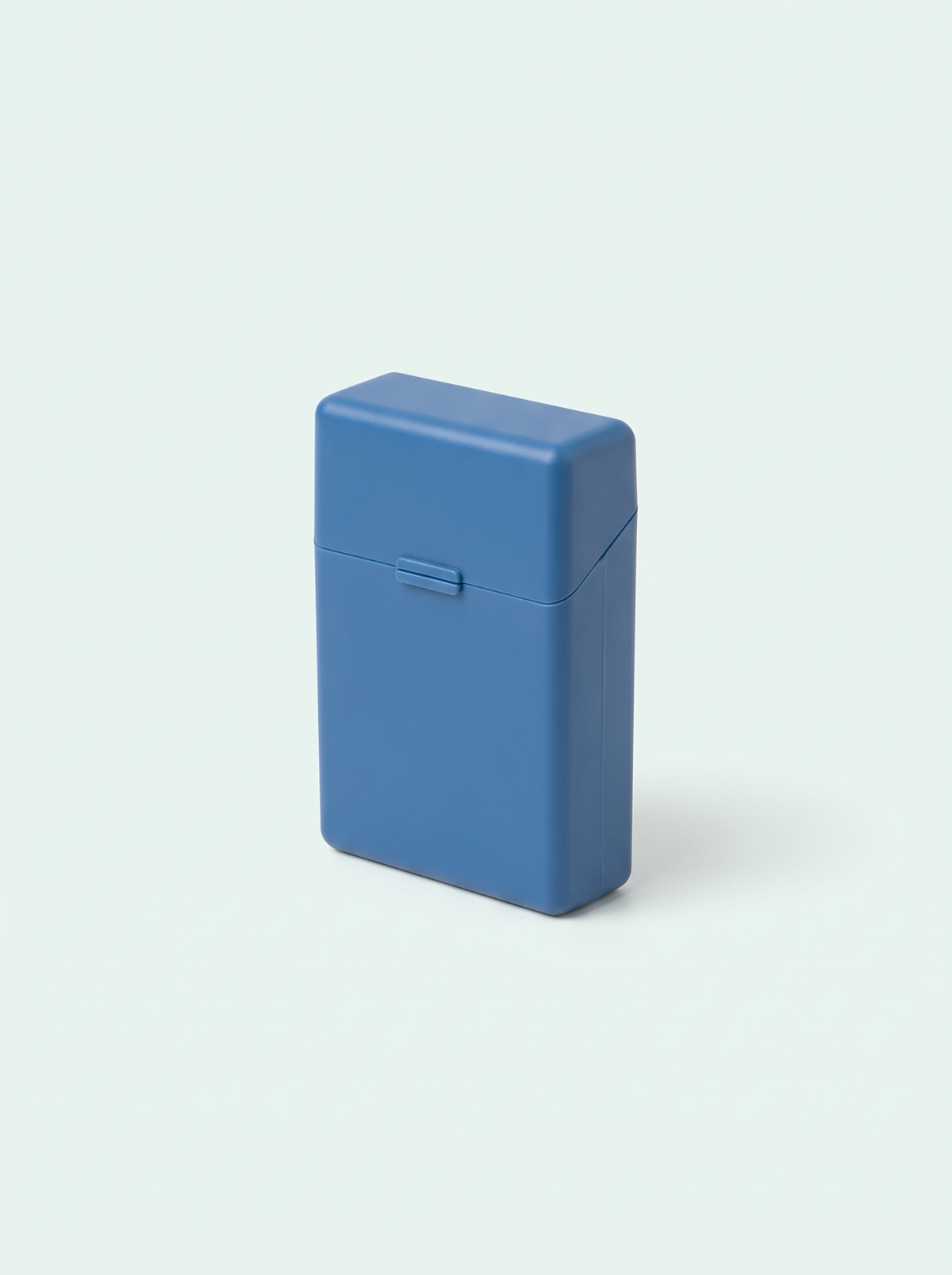 Deck box couleur double pochette bleu