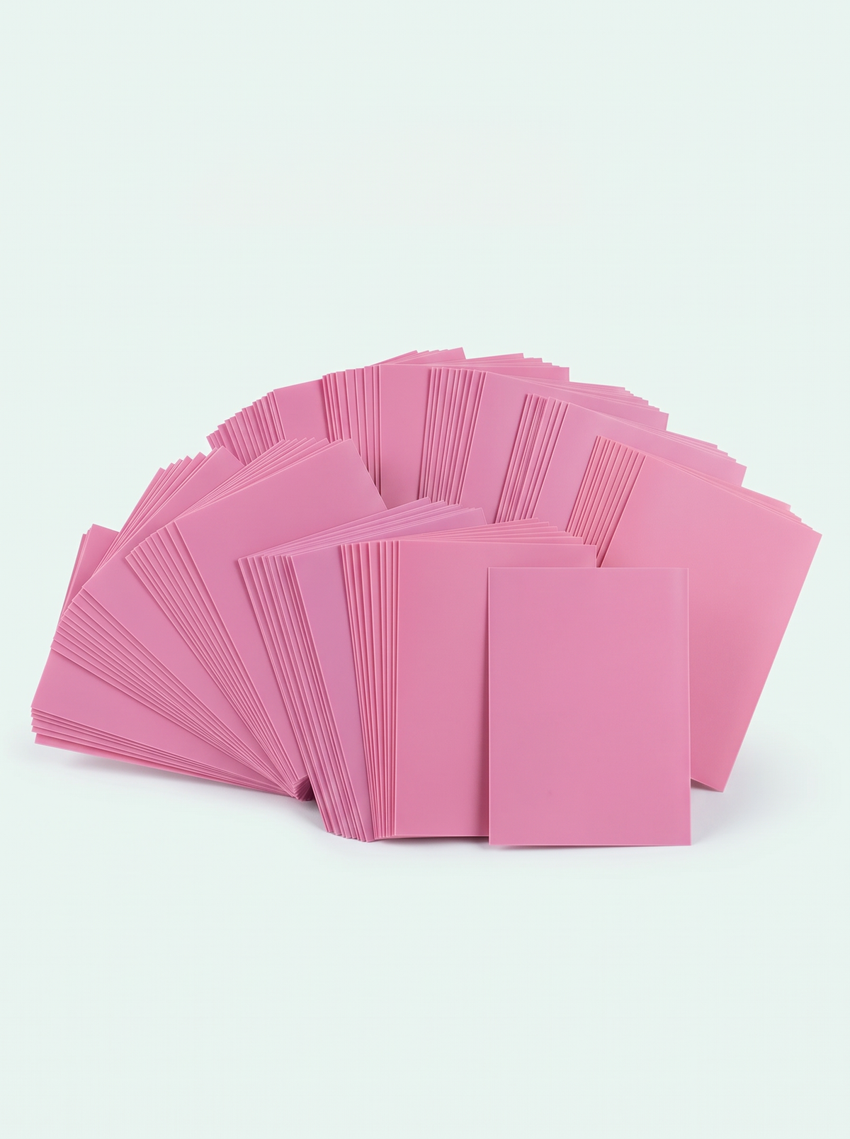 100 sleeves format japonais rose
