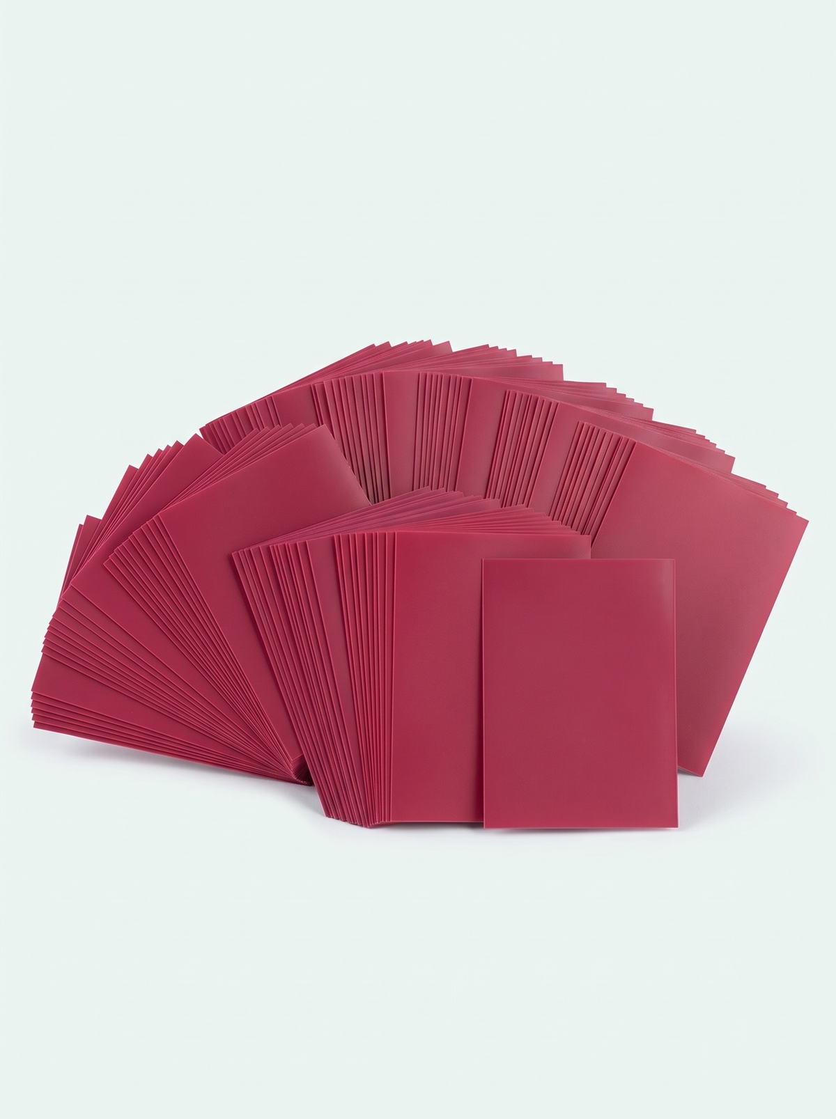 100 sleeves format japonais rose garance