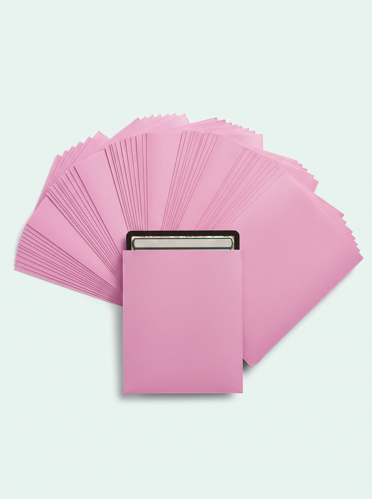 100 sleeves mates couleur rose
