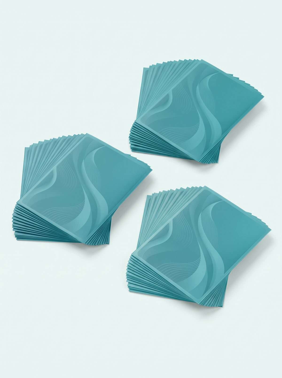 100 sleeves mates motif turquoise