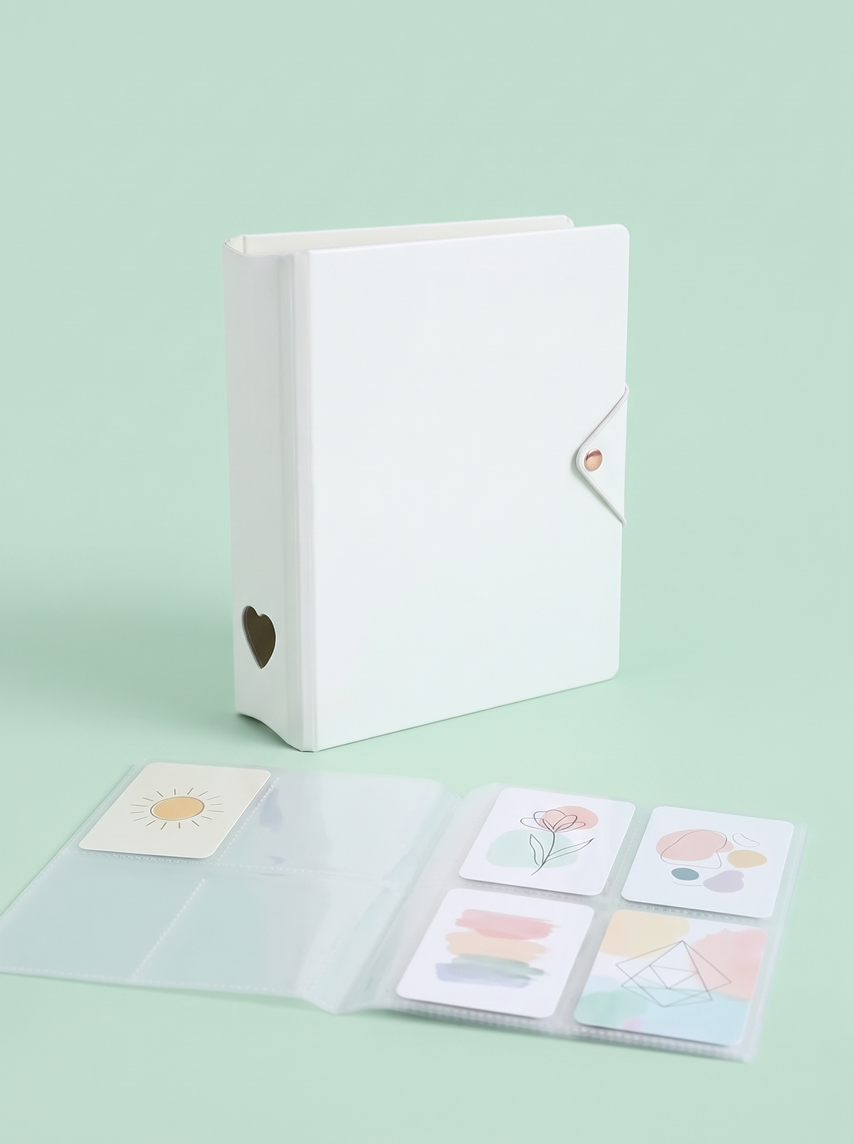 Classeur photocards A5 blanc