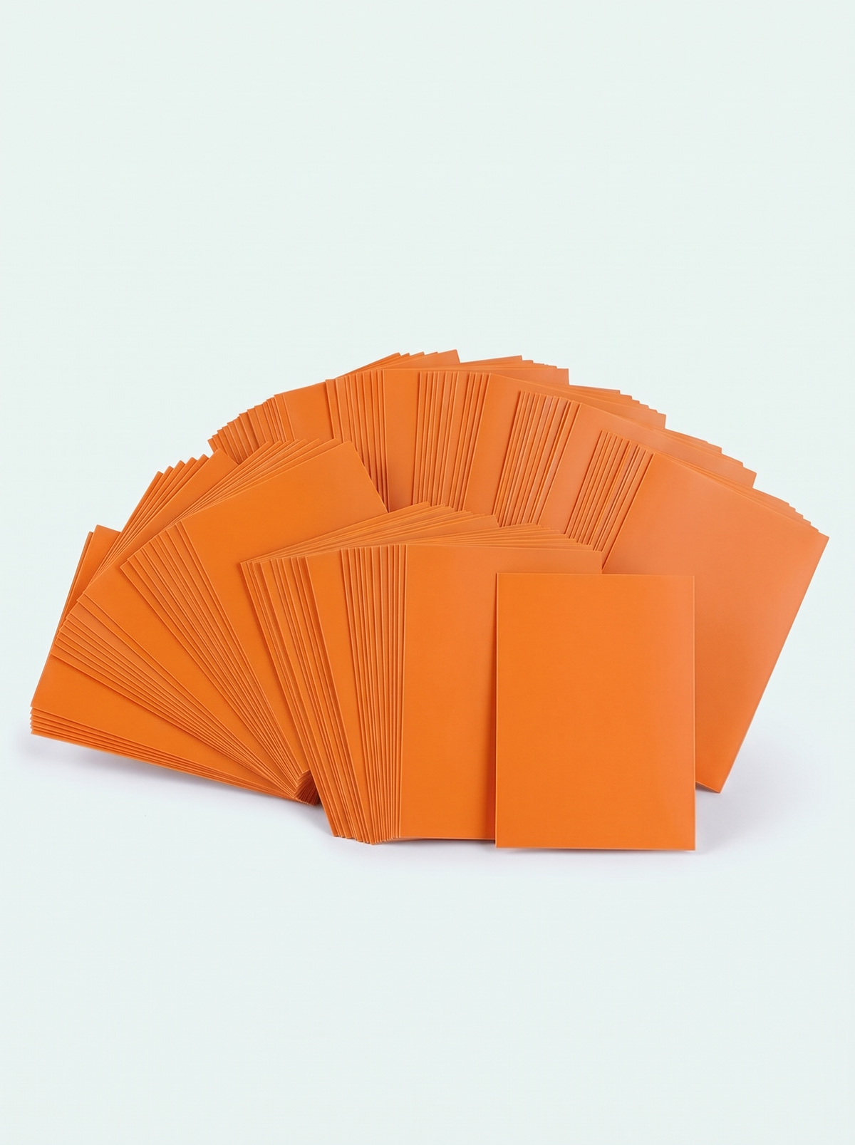 100 sleeves format japonais orange