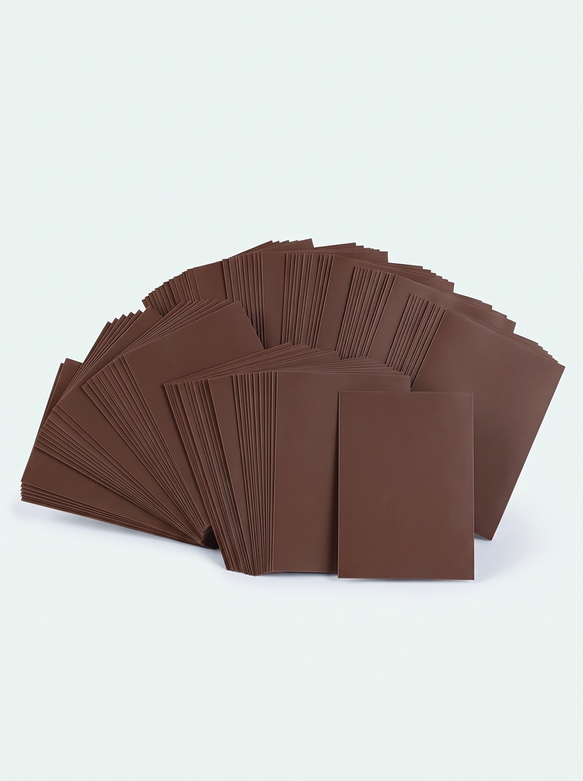 100 sleeves format japonais marron
