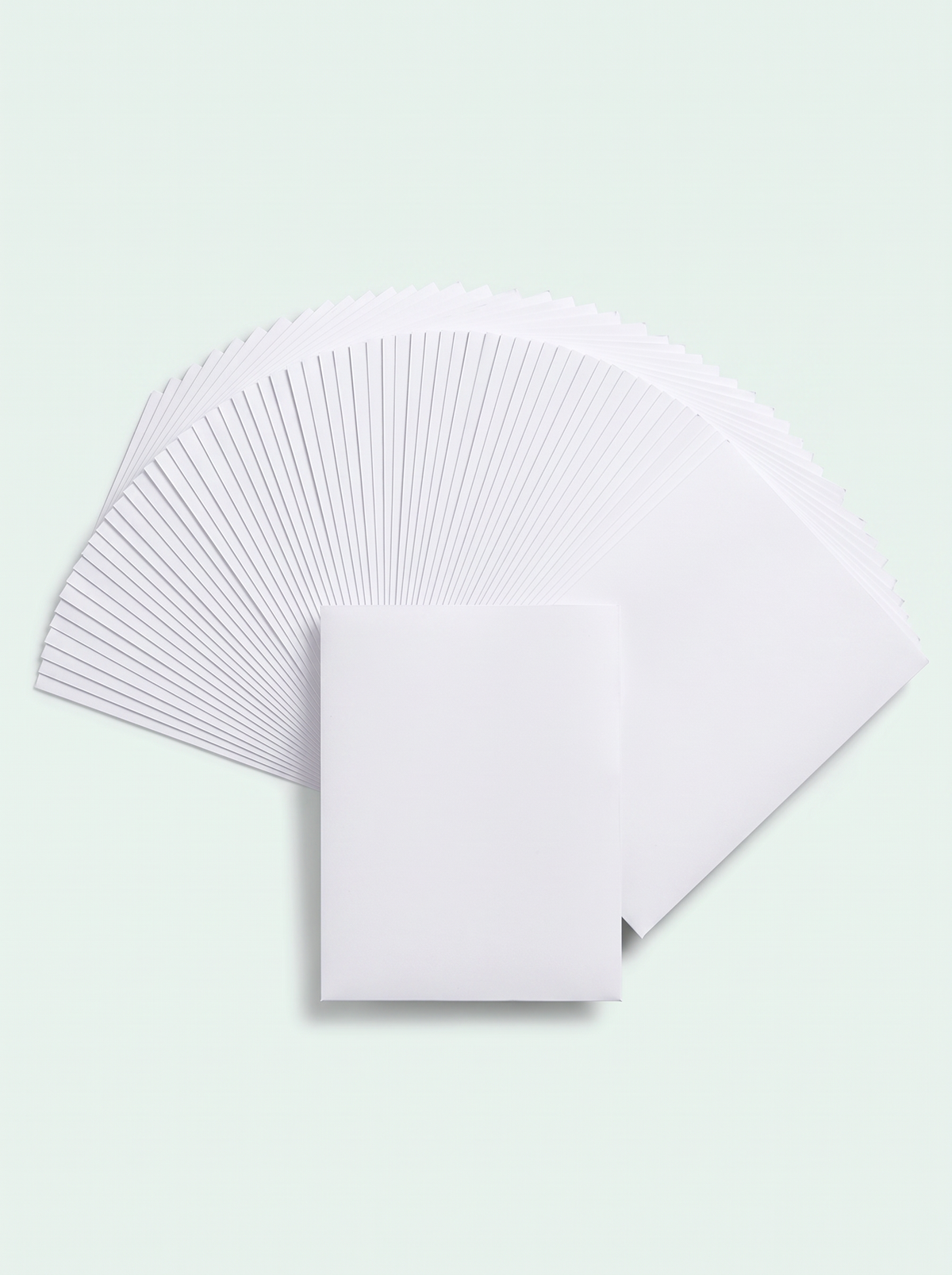100 sleeves mates couleur blanc