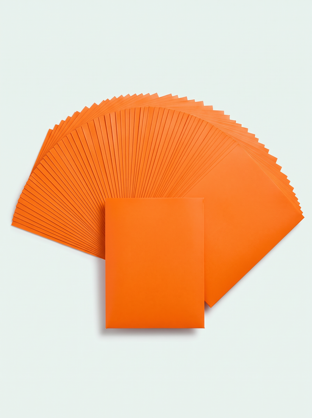 100 sleeves mates couleur orange