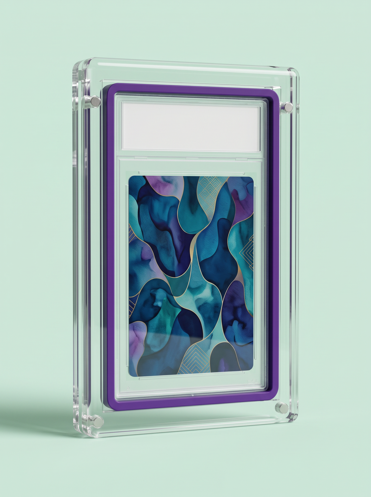 Vitrine pour carte gradée, grande