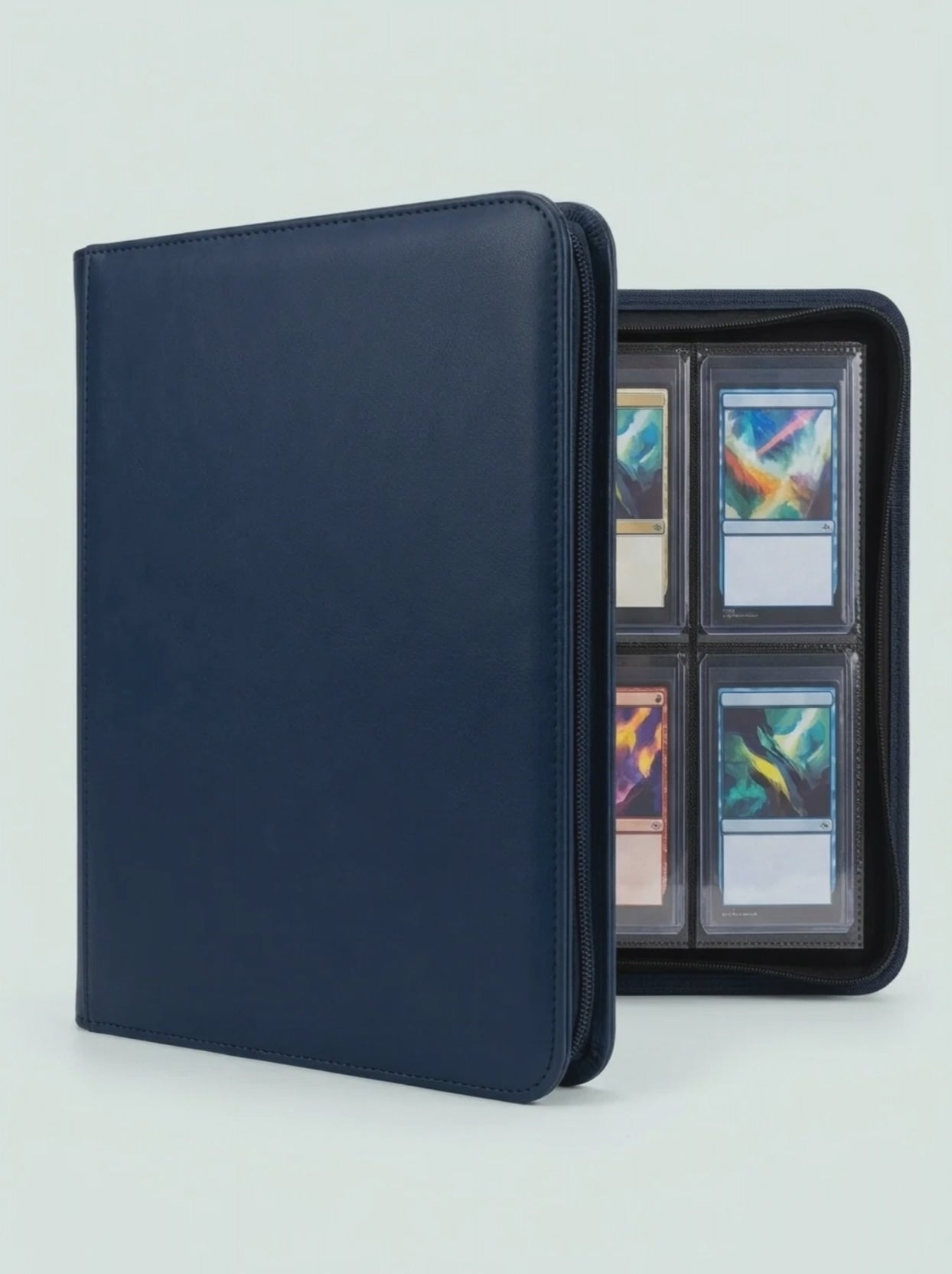 Vidéo du classeur pour toploaders Mintcase bleu profond